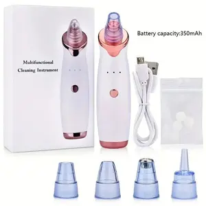 Blackhead Remover Electric Pore Cleanser, Deep Cleaning Face Tool for Men & Women, Facial Skin Care Device for Blackheads Removal, Pore Suction Tool, Blackhead Cleansing Tool