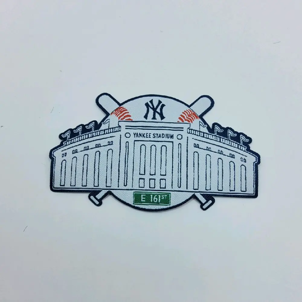 New York Baseball Woven Iron-on Patch