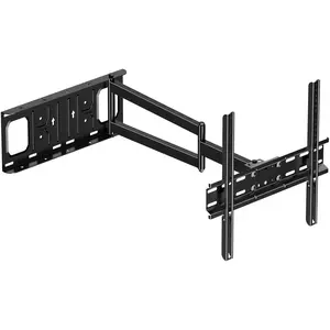 Forged Bracket Full Motion Long Arm TV Wall Mount for Most 26-65" LED/LCD Flat Panels and Curved Screens  Tilt and Extend, 25.6" Full Motion Extended Articulating Arm, 77lbs Max Weight Capacity, VESA 400x400mm, TV Bracket Wall Mount Adjustable