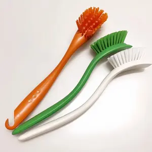 1pc Dish Brush, Long-Handled Multi-functional Kitchen Cleaning Brush