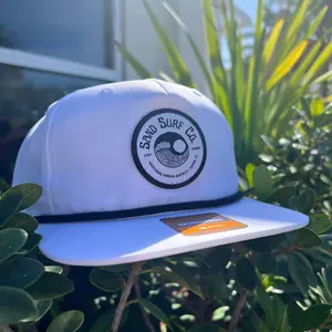 Sand Surf Co. Richardson 256 Yin Yang Logo Hat - White