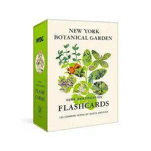 New York Botanical Garden Herb Identification Flashcards Deck