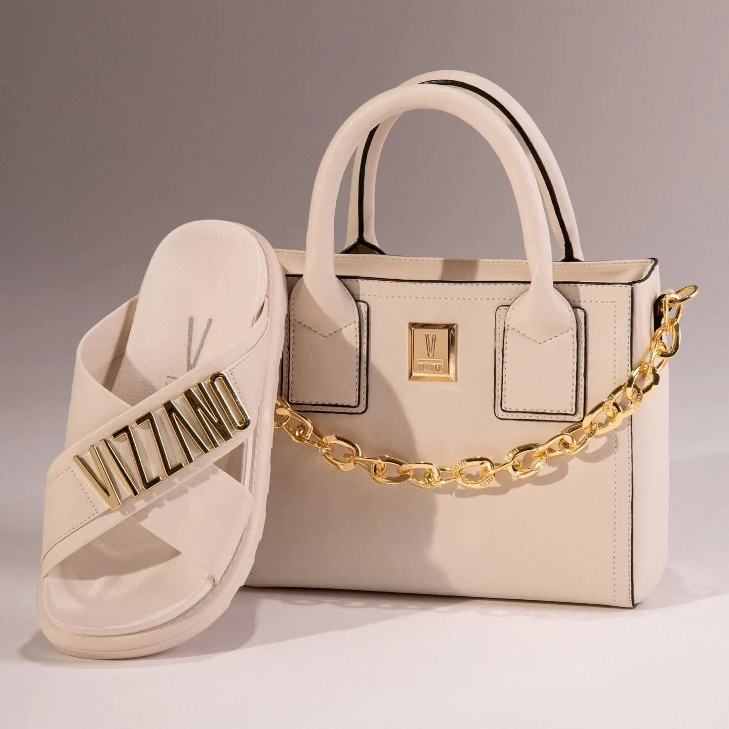 Vizzano GOLDEN LOGO Faux Leather Platform Sandals with Gold Lettering Crisscross Straps for Women's Summer Footwear Elegant Walking Shoes with Adjusta