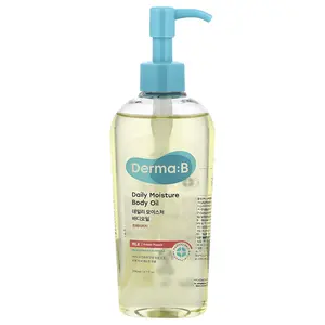 Derma:B Daily Moisture Body Oil, Fresh Peach, 6.7 fl oz (200 ml)