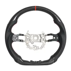 HONDA CIVIC Gen 11th Carbon Fiber Steering Wheel for HONDA CIVIC Gen 11th FL Type-R 2022+ Track Lightweighting 2 Stable Structure Red Carbon Fiber Flat Bottom D-type Racing Design white  steering  wheel carbon  fiber  hood Leather Wheel Cover for GMC brea