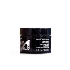 évolis Reverse Repairing Treatment Mask - Deep Conditioning Hair Mask to Support Hair Growth - Hydrating Hair Mask for Dry, Damaged Hair - Travel Size (1 fl oz)