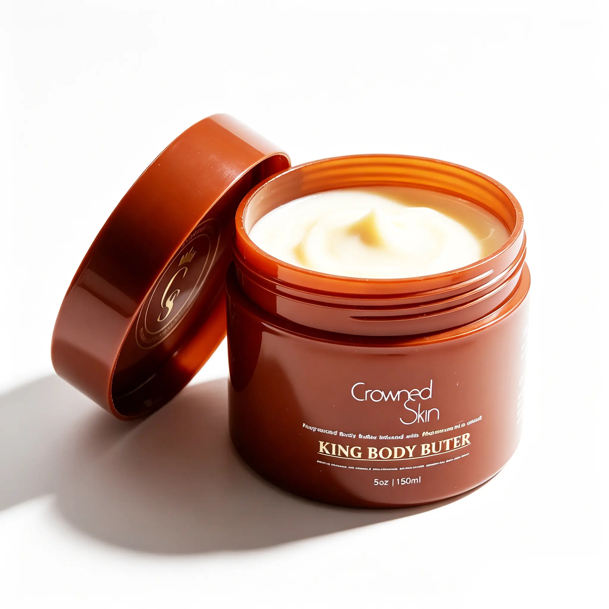 Crowned Skin King Cologne Body Butter, 150ml Luxury Skincare - Deep Hydration, 24H Moisture for Glowing, Soft Skin - Essential for Body Care Routine
