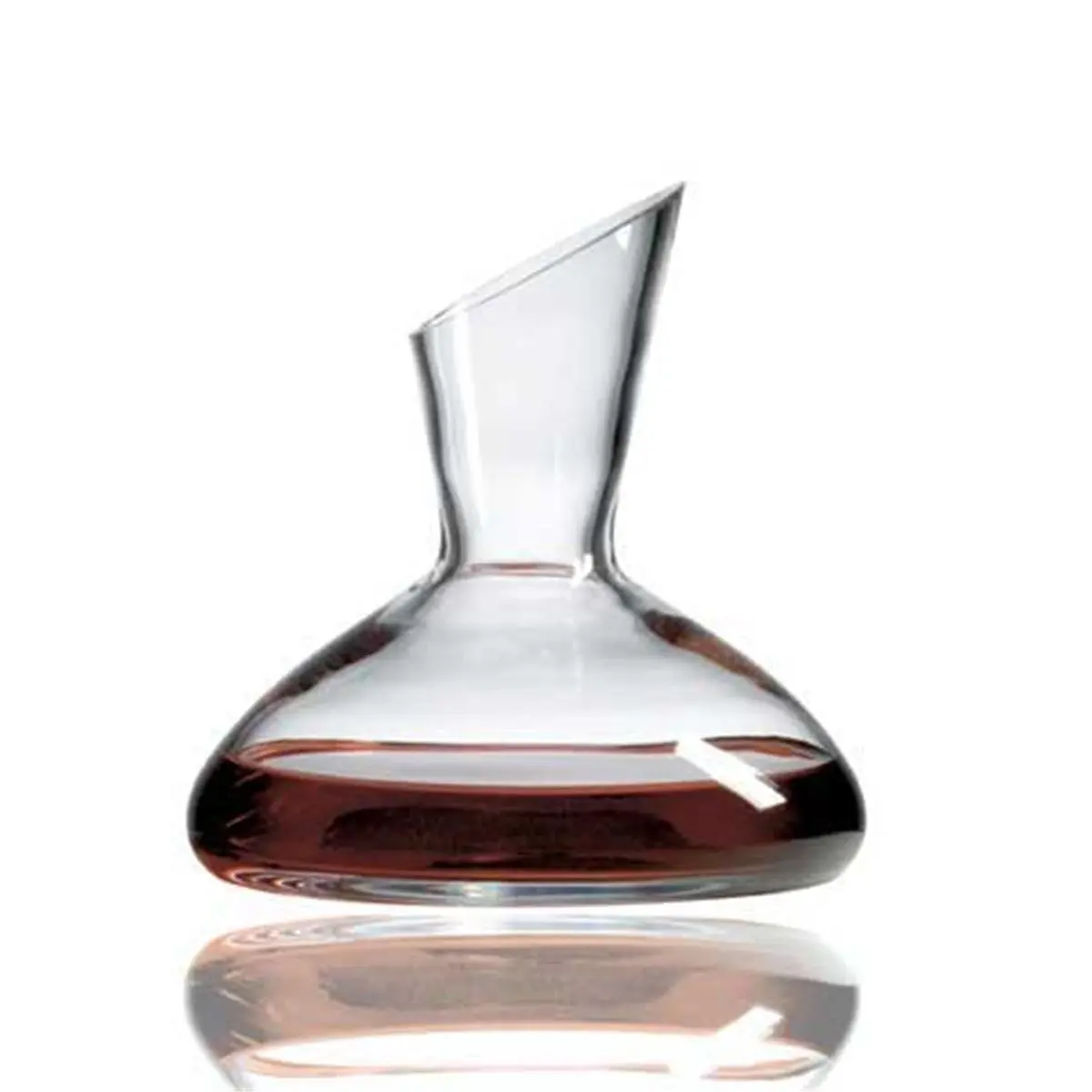 Ravenscroft Crystal W3697 Captain's Decanter - Handmade Craftsmanship Glass, 64 oz, 9 in Height, Painstakingly Blown, Lead-Free Bar Utensil for Wine Serving