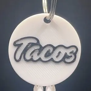 Taco Stand (3) NFC Keychain – One Tap, Más Tacos