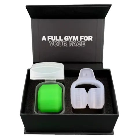 Jawzrpro Jaw Exerciser for Men - Jaw Clenching Relief, Jawline Shaper and Neck Exerciser (2-Pack)
