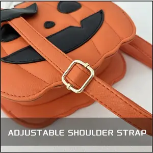 Halloween Pumpkin Crossbody Bag - Novelty Shoulder Purse for Women