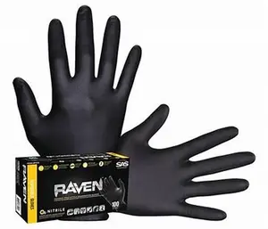 SAS™ Raven Nitrile Powder-Free Disposable Gloves
