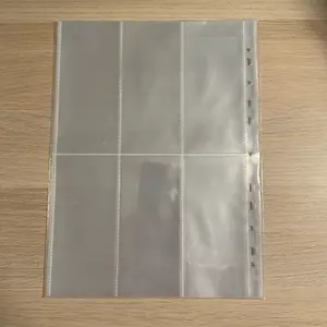 6 Vert Refill Page - Compatible with 6 Vert Pocket Design, 6.9x15.3cm Cut-Out Area