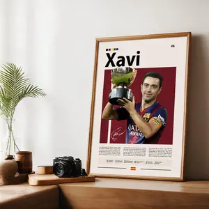 Xavi Simons Poster, Soccer Gifts, Sports Poster, Football Player Poster, Soccer Wall Art, Sports Bedroom Posters