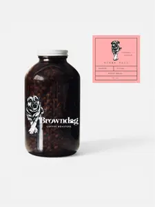 Browndog Coffee Roasters TURBO TAIL Single Origin Espresso Coffee Beverage - Dark Roast with Cocoa, Chocolate Notes