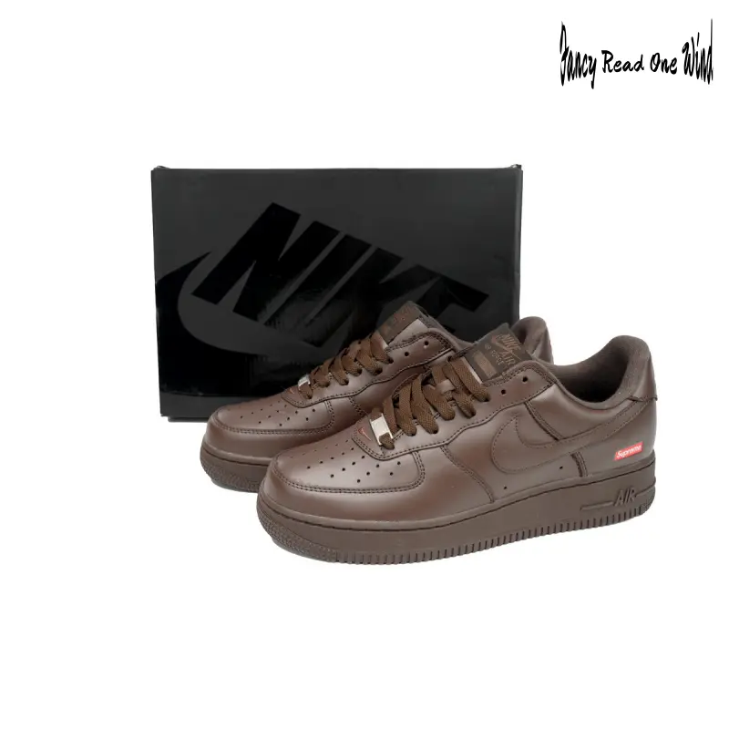 Vintage neutral street unisex low top daily casual trainers, breathable perforated dark brown full grain leather tiny red side contrast detail brown foam midsole slip resistant rubber outsole minimalist city commute skate kicks