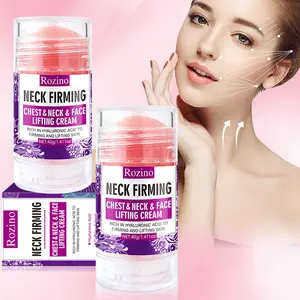 【Ten pack】Rozino Neck Firming Chest & Neck & Facelift Cream Rich in Hyaluronic Acid for Firming Lifting and Enhancing Skin Texture and Tone