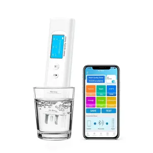 6-in-1  Water Tester for Drinking Water with APP , Digital Water Testing Kit for TDS Meter, EC, Temp, TOC, COD, UV275, Professional Water Tester for , Well, Tap & Outdoor.