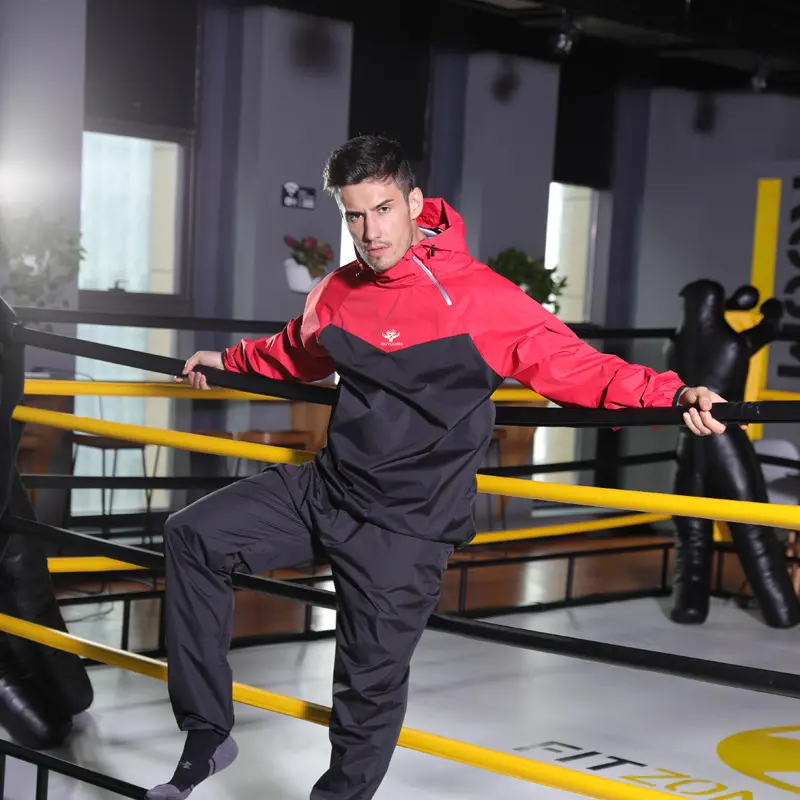 1806 black and red men's suit