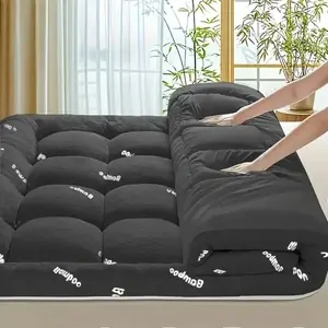 Cooling Bamboo Extra Thick Mattress Topper- Quilted Fitted Mattress Pad Pillow Top Mattress Cover with 8-21 Inch Deep Pocket