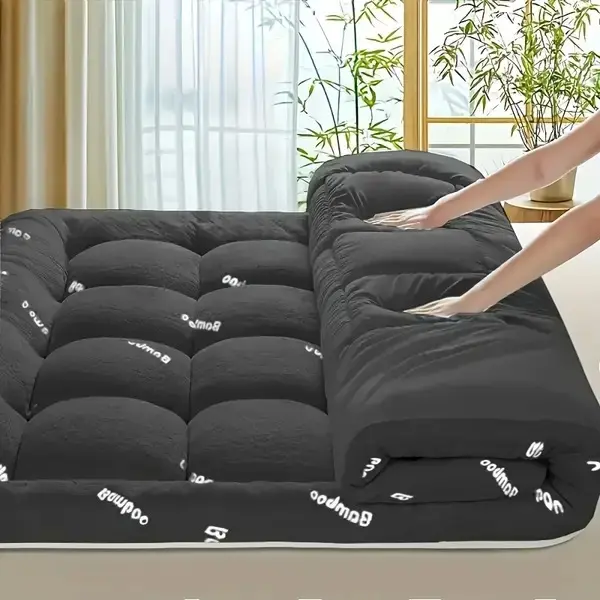 Cooling Bamboo Extra Thick Mattress Topper- Quilted Fitted Mattress Pad Pillow Top Mattress Cover with 8-21 Inch Deep Pocket