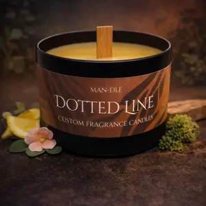 Dotted Line Candle