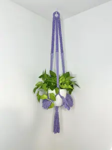 6” Macrame Plant Hanger (LIVE)