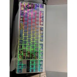 122Keys Anime Blue Archive Asuma Toki Computer Keycap Gaming Keyboard Keycaps Game Mechanical Keyboard Keycap Made 68 61 75 108