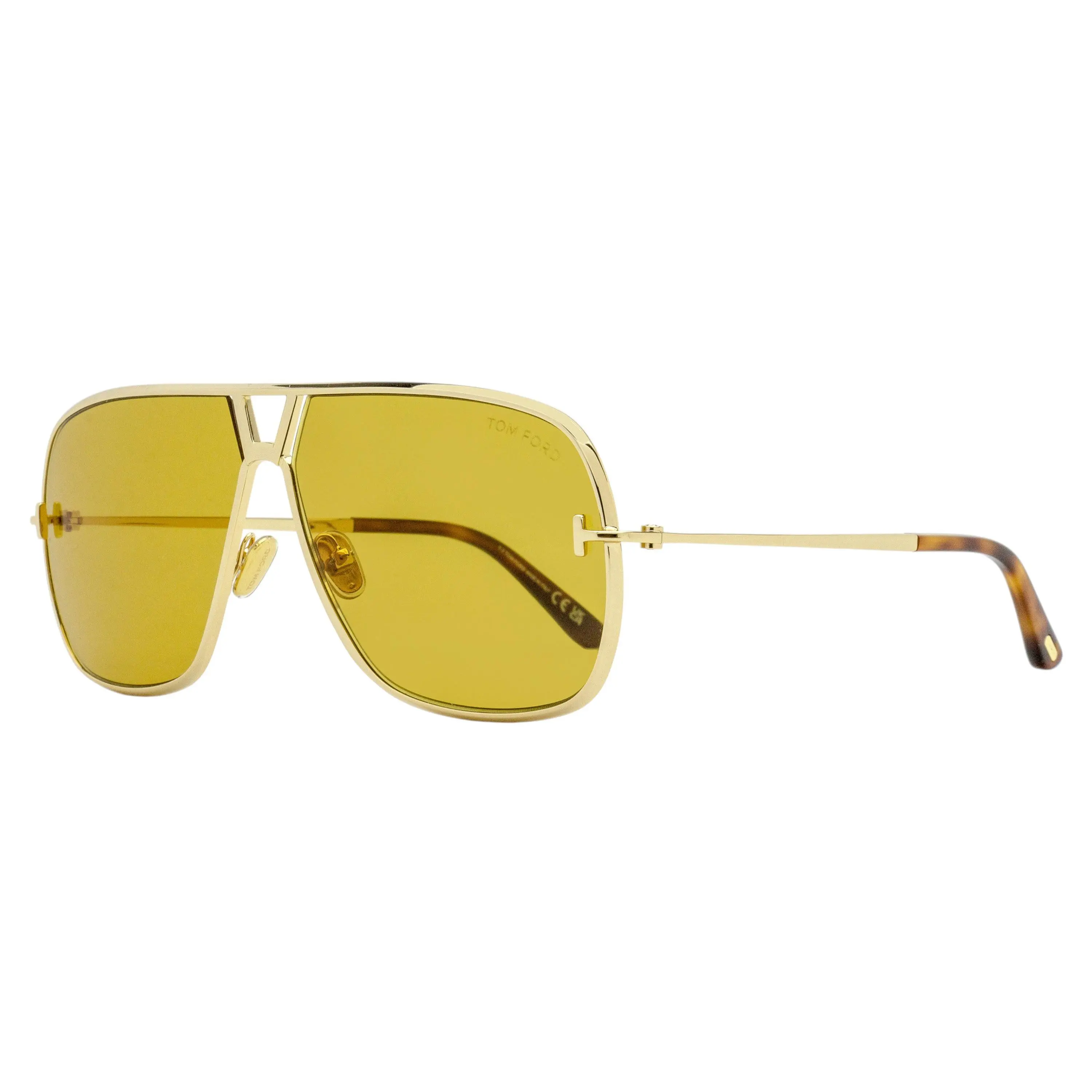 Tom Ford Stavros Sunglasses TF1204 30E Gold/Havana 63mm FT1204