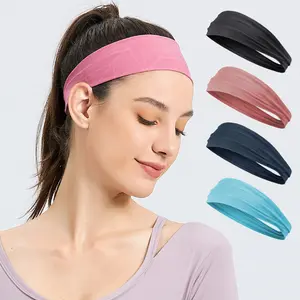 Stretch Quick Dry Sports Headband Women's Basketball Outdoor Running Fitness Yoga Sweat Absorption Antiperspirant Bandana Hair Strap