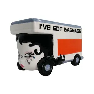 I've Got Baggage Ceramic Planter I've Got Baggage Ceramic Planter