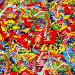 Bulk Candy Variety Pack 2 LB, Individually Wrapped Assorted Chewy & Hard Candy Mix for Goodie Bags, Pinata, Candy Buffets, Party Favors, Office Bowls & Gifts