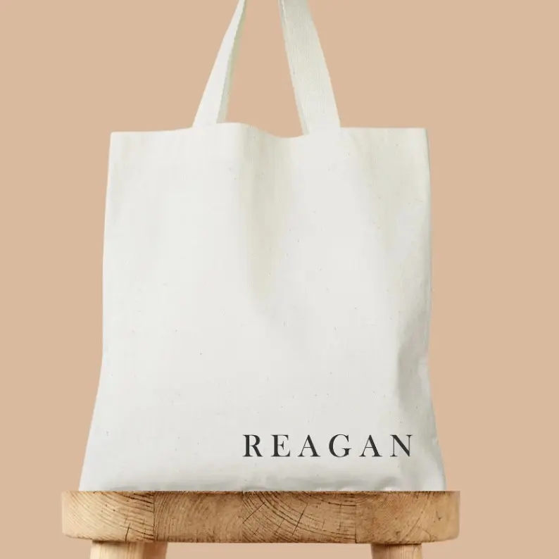 Personalized Tote Bag (Message us your name), Bridesmaid Tote Bag, Wedding Tote Bag, Gift Bag, Personalized Tote Bag, Tote Bag, Bridal Party Gifts, Name Tote