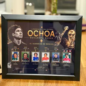 Guillermo Ochoa Panini Style Collectible Frame | Soccer Wall Art 8x10”