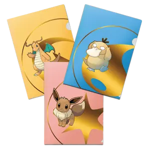 Pokémon Tournament Folios 3 Pack - Psyduck, Eevee, and Dragonite
