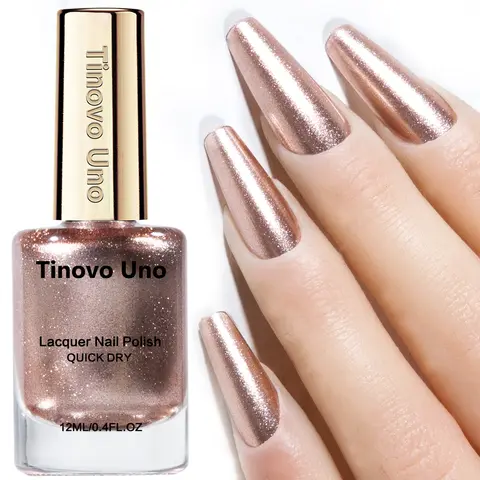 Tinovo Uno Nail Polish 12ml, High Quality Liquid Polish, long lasting and fast drying, no need to dry, adds elegance and style, perfect for daily use, dating, party, unisex, parties and proms, Nail Art Manicure, Nail Products