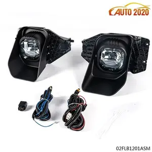 Replace Bumper Smoke Fog Lights +Switch Fit For 11-2016 Ford F250/F350/F450/F550