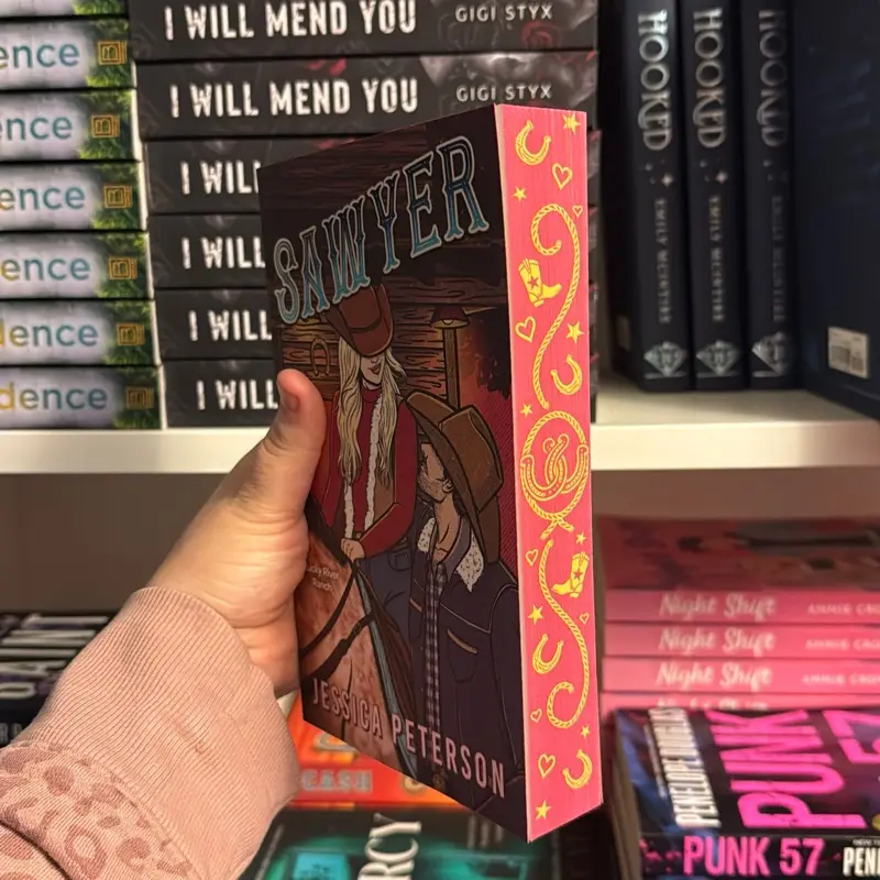 Sawyer by Jessica Peterson (sprayed edges)