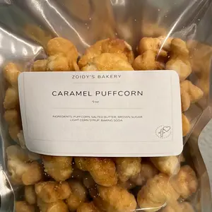 Zoidy’s Caramel Puffcorn - It’s Addicting Snack Popcorn Crunchy Crispy Savory Sweet Puffcorn