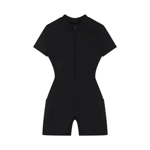 Reclaimed Short Sleeve Romper