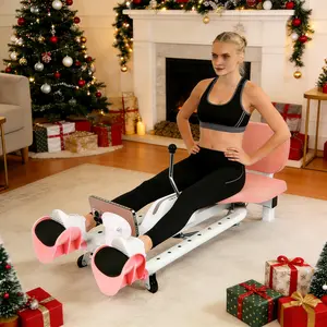 Split Machine, Leg Stretcher Split Machine for Flexibility, Splits Adjustable 0-180° Leg Split Stretching Machine for Ballet, Yoga, Dance, Gymnastics Training Equipment, Silent Wheels, 330lbs Capacity