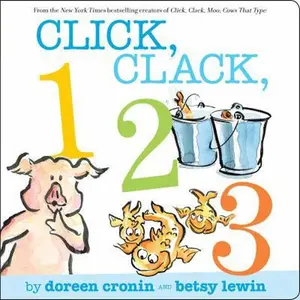 USED-Click, Clack, 123 by Cronin, Doreen (Board book)
