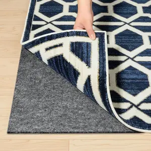 Felt and Rubber Backing Rug Pad, 6"x9" Non-Slip Rug Pads, 1/8" Thick, Under Area Carpet Protective Pads, Cushioned Gripper Pads for  Floors and Finishes, Keeps Rugs in Place, Soft and Secure