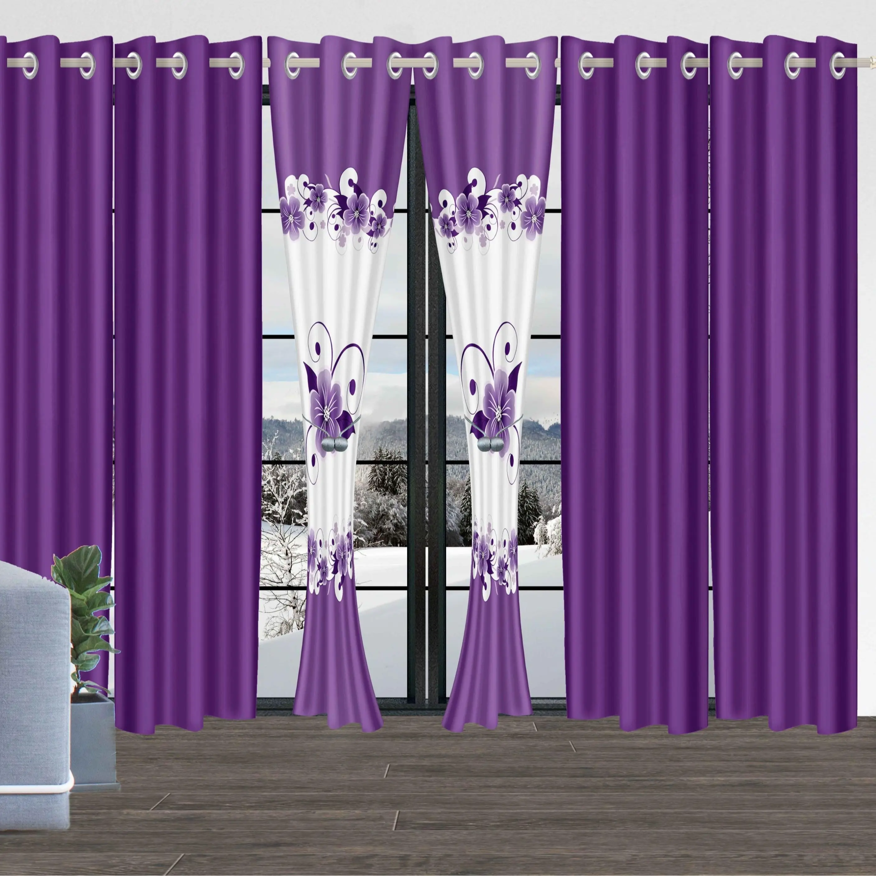 Purple Base + White Gardenia