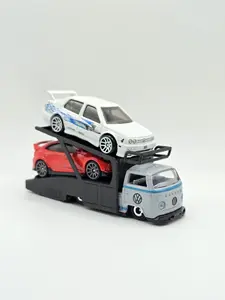 1:64 Scale Diecast VW T2 Pickup Hauler Qty 1 (*Cars and Figures NOT included)