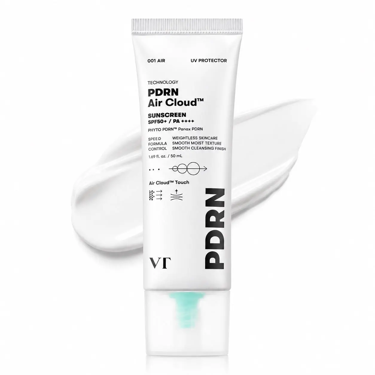 VT - PDRN Air Cloud Sunscreen SPF 50+ / PA ++++ (50ml) VT - PDRN Air Cloud Sunscreen SPF 50+ / PA ++++ (50ml)