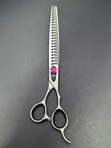 Sharp Edges Pink Stone 8" Dog Grooming Chunker Shear