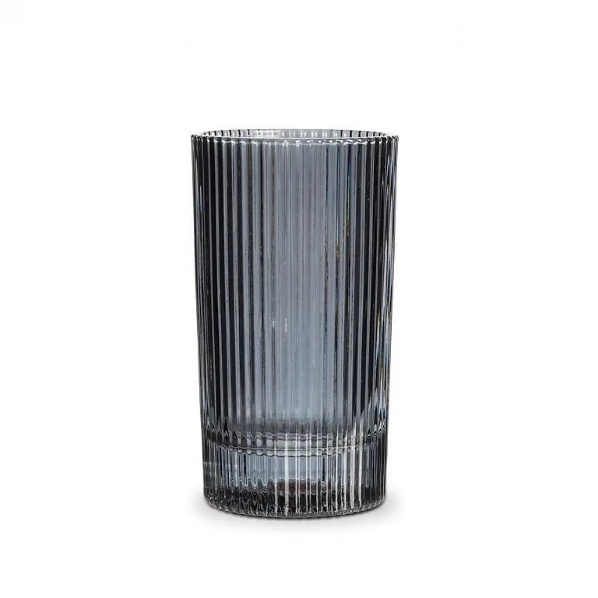 MDR Trading AB-27-CAPITAL-HB-GRY-Q01 5.5 in. 14 oz Vertical Optic Highball Glass - Gray