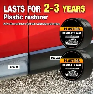 NEW - Auto Plastic interior exterior concentrated long lasting wax.