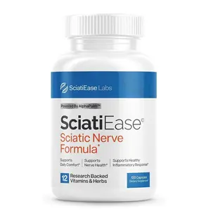 SciatiEase Labs Sciatic Nerve Formula - 120 Capsules with 12 Research-Backed Vitamins & Herbs for Daily Comfort & Nerve Health Support